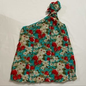 MUSTARD SEED One Shoulder Floral Dress